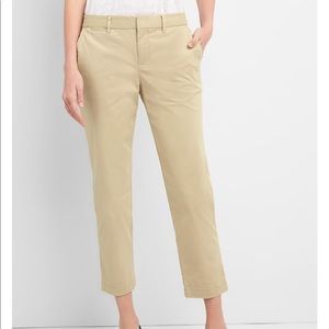 GAP Slim City Crop- Khaki- Size 2
